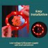 Red Lantern LED Lights With 8 Modes Chinese Characters Garland Curtain Lunar New Year Decoration Spring Festival Decoration USB flash version