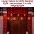 Red Lantern LED Lights With 8 Modes Chinese Characters Garland Curtain Lunar New Year Decoration Spring Festival Decoration USB flash version