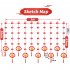 Red Lantern LED Lights With 8 Modes Chinese Characters Garland Curtain Lunar New Year Decoration Spring Festival Decoration USB flash version