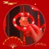 Red Lantern LED Lights With 8 Modes Chinese Characters Garland Curtain Lunar New Year Decoration Spring Festival Decoration USB remote control