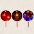 Red Lantern String Light 20LEDs 40LEDs Chinese Knot Battery Operated String Light For Chinese New Year Wedding Party Decoration  3 meters 6 meters  Colorful Chi