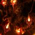 Red Lantern String Light 20LEDs 40LEDs Chinese Knot Battery Operated String Light For Chinese New Year Wedding Party Decoration  3 meters 6 meters  Colorful Chi