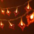 Red Lantern String Light 20LEDs 40LEDs Chinese Knot Battery Operated String Light For Chinese New Year Wedding Party Decoration  3 meters 6 meters  Colorful Chi