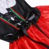 Red Mesh Skirt Stitching Fake Three piece Beer Suit 5  Spandex 95  Polyester Red Size L