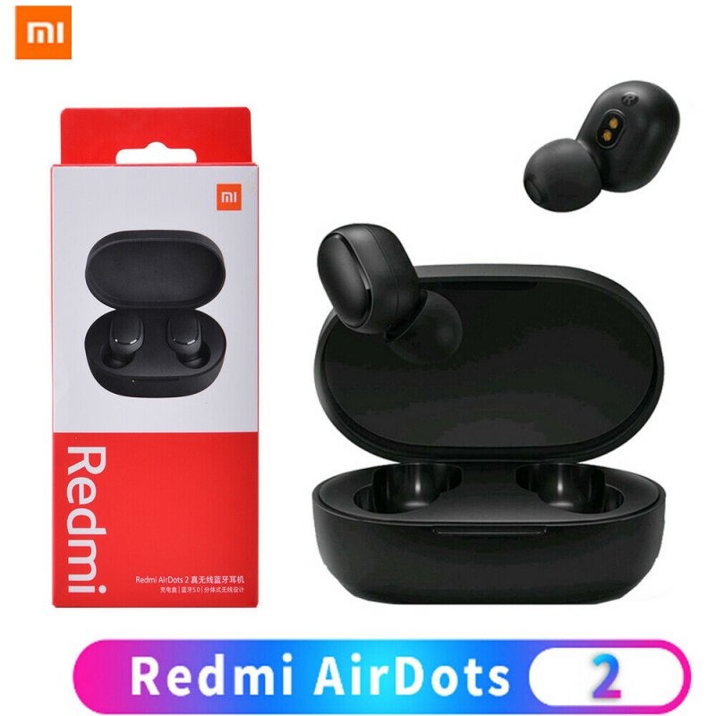 Redmi Airdots 2 TWS Bluetooth Earphones Wireless Bluetooth 5.0 Gaming Headset black