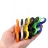Reduce stress and look cool with this pack of 6 different color hand spinners that have built in LED lights