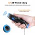 Referee Electronic Whistle with SOS Light Flashlight for Game Safety Whistle with Lanyard for Camping Hiking Blue
