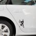 Reflective Dog Pattern Decal Car Sticker Motorcycle Electric Decoration white