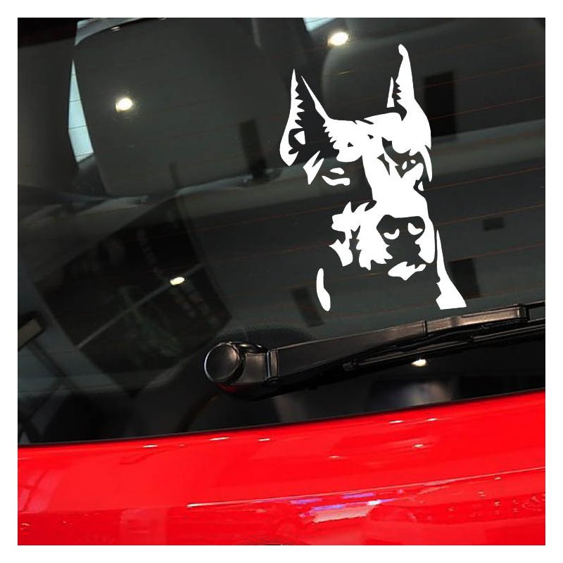 Reflective Dog Pattern Decal Car Sticker