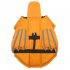 Reflective Pet Life  Jacket Angel Wings Shaped Dog Life Vest Pet Outdoor Swimwear Orange M