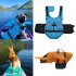 Reflective Pet Life  Jacket Angel Wings Shaped Dog Life Vest Pet Outdoor Swimwear Orange 2XL