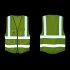 Reflective Vest Multi pocket Reflective Suit Traffic Safety Riding Vest Suit Fluorescent yellow  S  