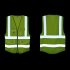 Reflective Vest Multi pocket Reflective Suit Traffic Safety Riding Vest Suit Fluorescent yellow  S  