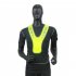 Reflective Vest Reflective Stripes Safety Vest Night Cycling Running Jogging Safety Jacket Fluorescent yellow