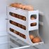 Refrigerator Egg Holder  Automatic Rolling Chicken Egg Organizer Holder  Storage Box  Roll Down Food Storage Holder  Space Saving Rolling Egg Dispenser  For Cab
