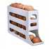 Refrigerator Egg Holder  Automatic Rolling Chicken Egg Organizer Holder  Storage Box  Roll Down Food Storage Holder  Space Saving Rolling Egg Dispenser  For Cab