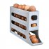 Refrigerator Egg Holder  Automatic Rolling Chicken Egg Organizer Holder  Storage Box  Roll Down Food Storage Holder  Space Saving Rolling Egg Dispenser  For Cab