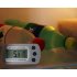Refrigerator Thermometer Digital Freezer Room Reptiles Box Thermometer Waterproof Max Min Record Function with Large LCD Display black