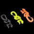 Regulator Double BCD Hose Holder with Clip Buckle Hook for Scuba Diving Snorkeling Fluorescent green