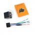 Relay Car GPS Tracker Plastic GPS Positioner Vehicle Miniature Burglar Alarm black