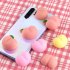 Relieve  Stress  Peach  Butt  Toy Three dimensional Peach Squeeze Soft Plastic Cute Toy Peach with leaves