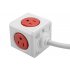 Relocate sockets and position 5 US type plug sockets exactly where you want them all in one small compact cube with the Allocacoc US PowerCube Extended 