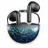 Remax Tws Wireless Bluetooth Headphones Stereo Low Latency Gaming Headset with Colorful Light Black