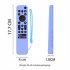Remote Case Shockproof Silicone Cover With Lanyard Compatible For Sony RMF TX800U C P T 900U Voice Remote blue