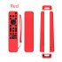 Remote Case Shockproof Silicone Cover With Lanyard Compatible For Sony RMF TX800U C P T 900U Voice Remote red