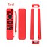 Remote Case Shockproof Silicone Cover With Lanyard Compatible For Sony RMF TX800U C P T 900U Voice Remote fluorescent green
