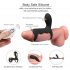 Remote Control 10 Powerful Vibration Mode Pennis sring Ring for Men Women Shake Rooster Cockring Medical Grade Silicone  Remote control version