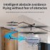 Remote Control Aircraft With Gyroscope 2 5 channel Obstacle Avoidance Helicopter Model Toys For Birtyday Gifts Khaki