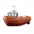 Remote Control Boat Kids 1 72 RC Boat With Built in Rechargeable Battery Controller Charger Dual Motor Toy Boat yellow