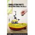 Remote Control Boat Kids 1 72 RC Boat With Built in Rechargeable Battery Controller Charger Dual Motor Toy Boat yellow