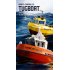 Remote Control Boat Kids 1 72 RC Boat With Built in Rechargeable Battery Controller Charger Dual Motor Toy Boat yellow