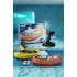 Remote Control Boat Kids 1 72 RC Boat With Built in Rechargeable Battery Controller Charger Dual Motor Toy Boat yellow