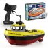 Remote Control Boat Kids 1 72 RC Boat With Built in Rechargeable Battery Controller Charger Dual Motor Toy Boat yellow