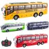 Remote Control Bus Toys With Light 4CH Simulation School Bus Tourist Sightseeing Bus Model For Boys Girls Birthday Gifts QH866 4 without battery