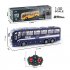 Remote Control Bus Toys With Light 4CH Simulation School Bus Tourist Sightseeing Bus Model For Boys Girls Birthday Gifts QH866 4 without battery