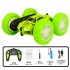 Remote Control Car 2 4ghz Electric Double Sided 360   Rolling Rotating Stunt RC Car with Headlights Blue