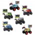 Remote Control Car 4CH Remote Control Off road Vehicle Model Toys Birthday Gifts For Boys Girls Aged 3  graffiti blue
