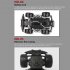 Remote Control Car 4CH Remote Control Off road Vehicle Model Toys Birthday Gifts For Boys Girls Aged 3  graffiti blue