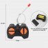 Remote Control Car 4CH Remote Control Off road Vehicle Model Toys Birthday Gifts For Boys Girls Aged 3  black