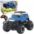 Remote Control Car 4CH Remote Control Off road Vehicle Model Toys Birthday Gifts For Boys Girls Aged 3  blue