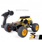 Remote Control Car Four-wheel Drive Full Scale High-speed Off-road Vehicle Professional Rc Car Toy For Kids Raptor - Yellow