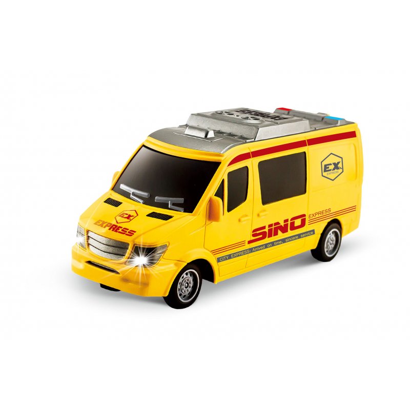 Remote Control Car Model 4CH Simulation City Service Car RV Ambulance Bus Toys Electric Vehicle Toys