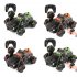 Remote Control Car Toy 6 wheel Spray Double sided Twisting Stunt Drift Car 4WD Gesture Sensing Rc Vehicle For Boys Girls Gifts Green B
