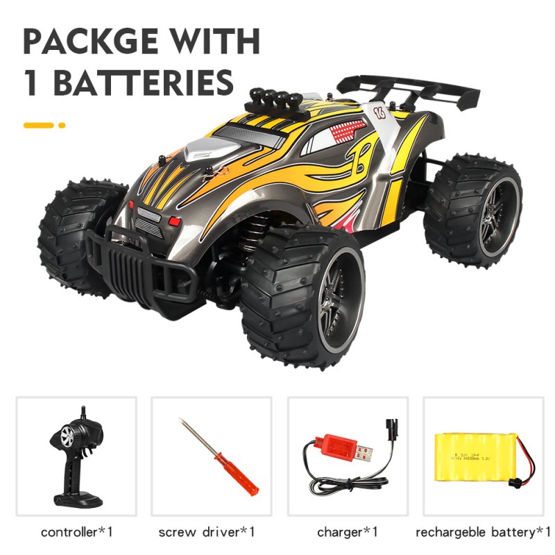 Remote Control Car X Power s-008 Yellow single battery package_1:16