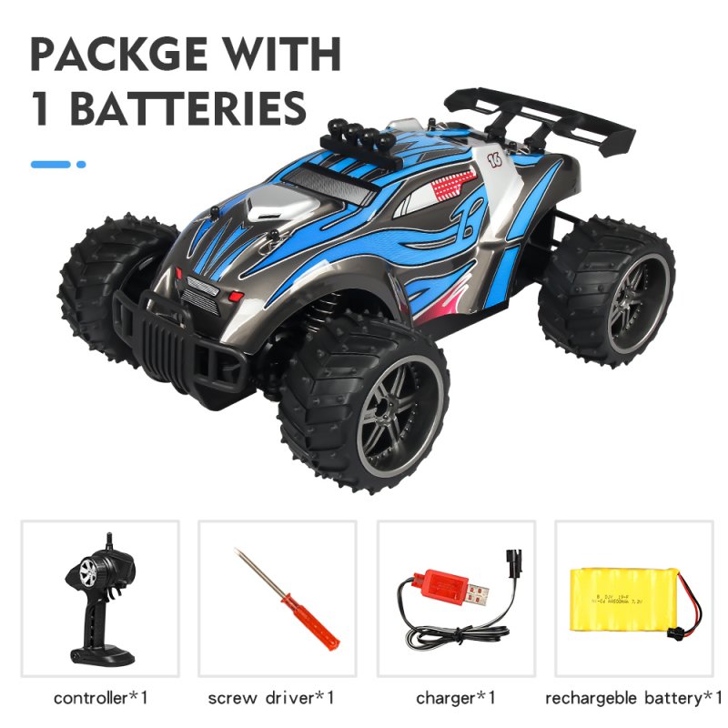 Remote Control Car X Power s-008 Blue single battery package_1:16