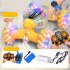 Remote Control Car with Light Spray 4WD 360 Degree Rotation Off Road Vehicle Drift Twist RC Car for Gifts A Blue